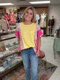 The Sunshine Patchwork Top