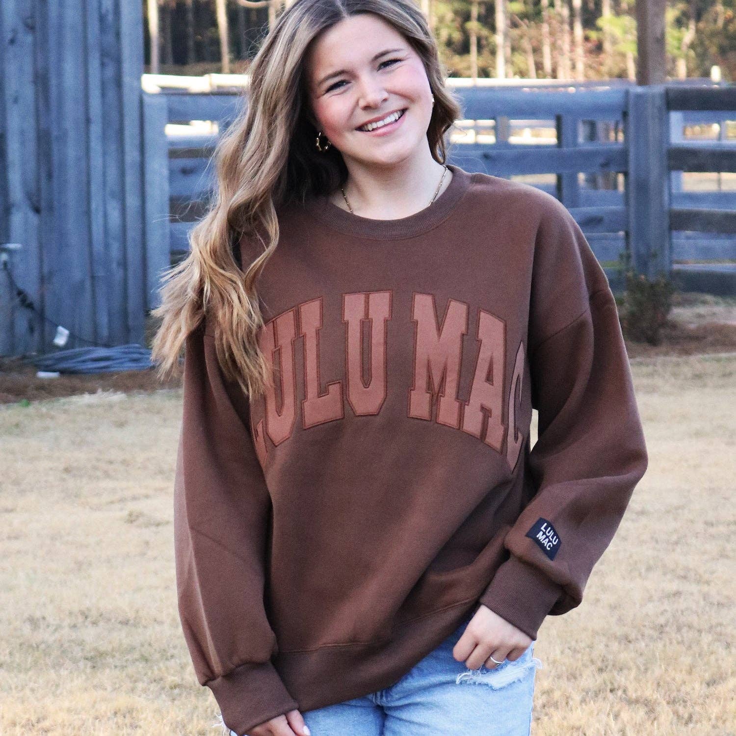 Lulu Mac Brown Mono Sweatshirt