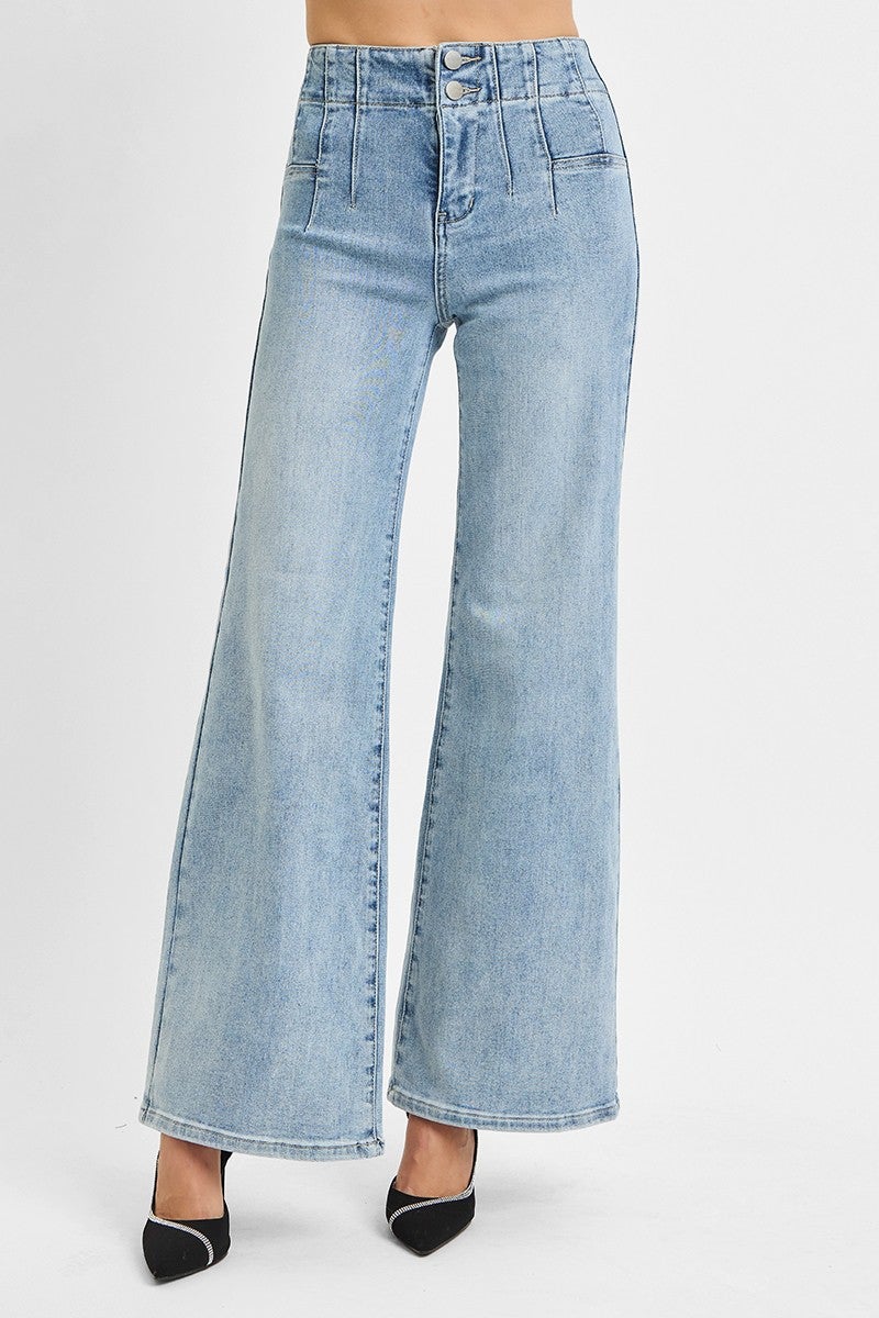 Front & Back Dart Waisted Jeans