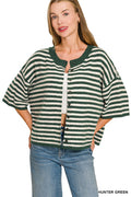 Weekend Stripe Cardigan