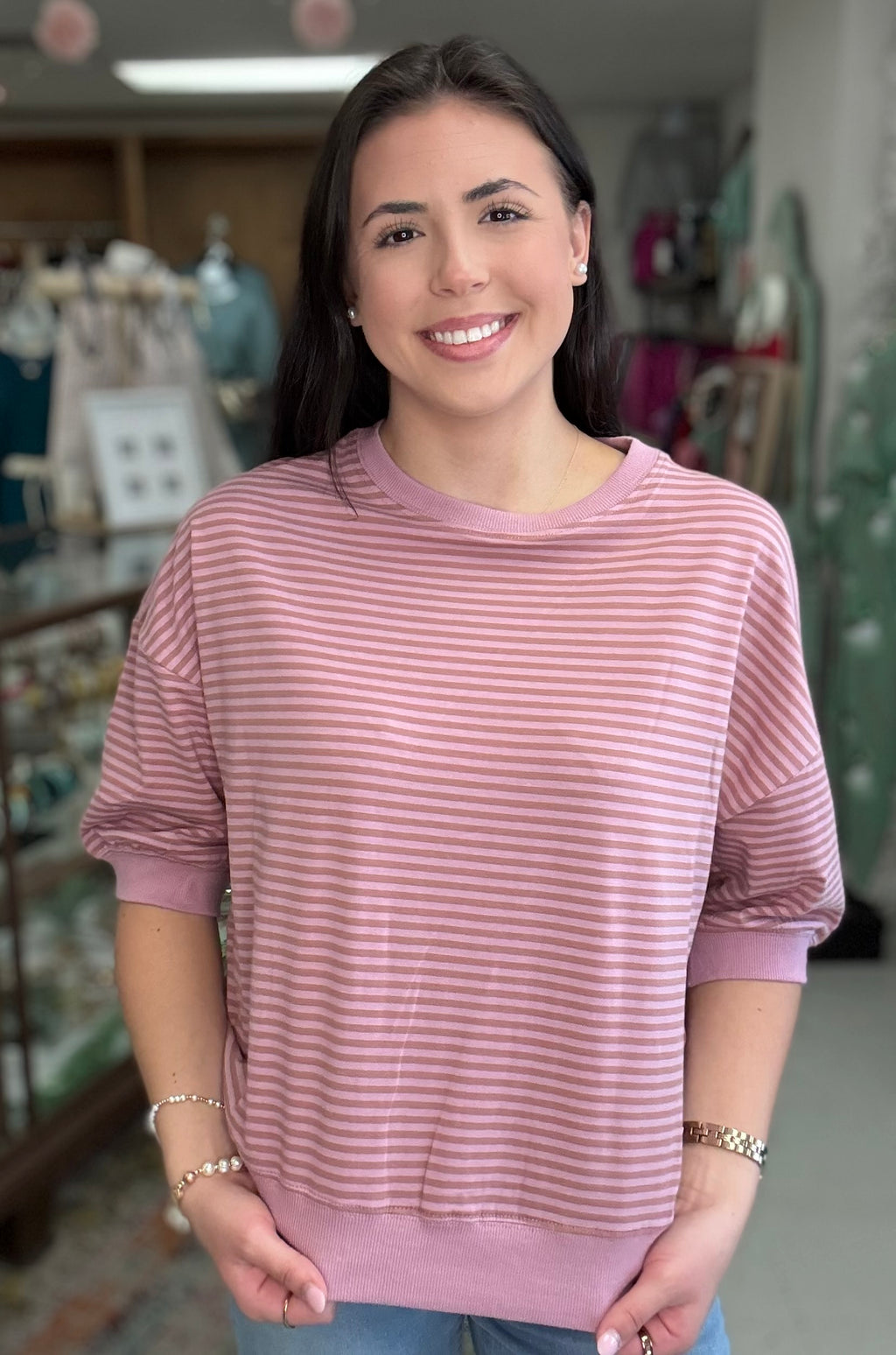 The Easy Does It Striped Top