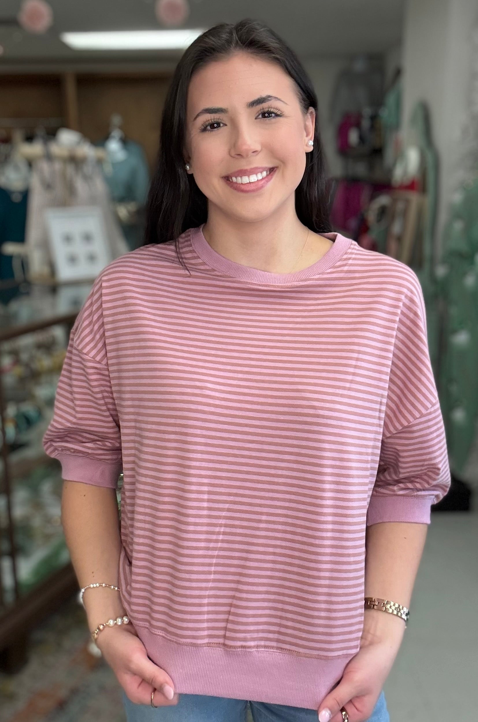 The Easy Does It Striped Top