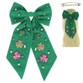 Shamrock Bow Barrette