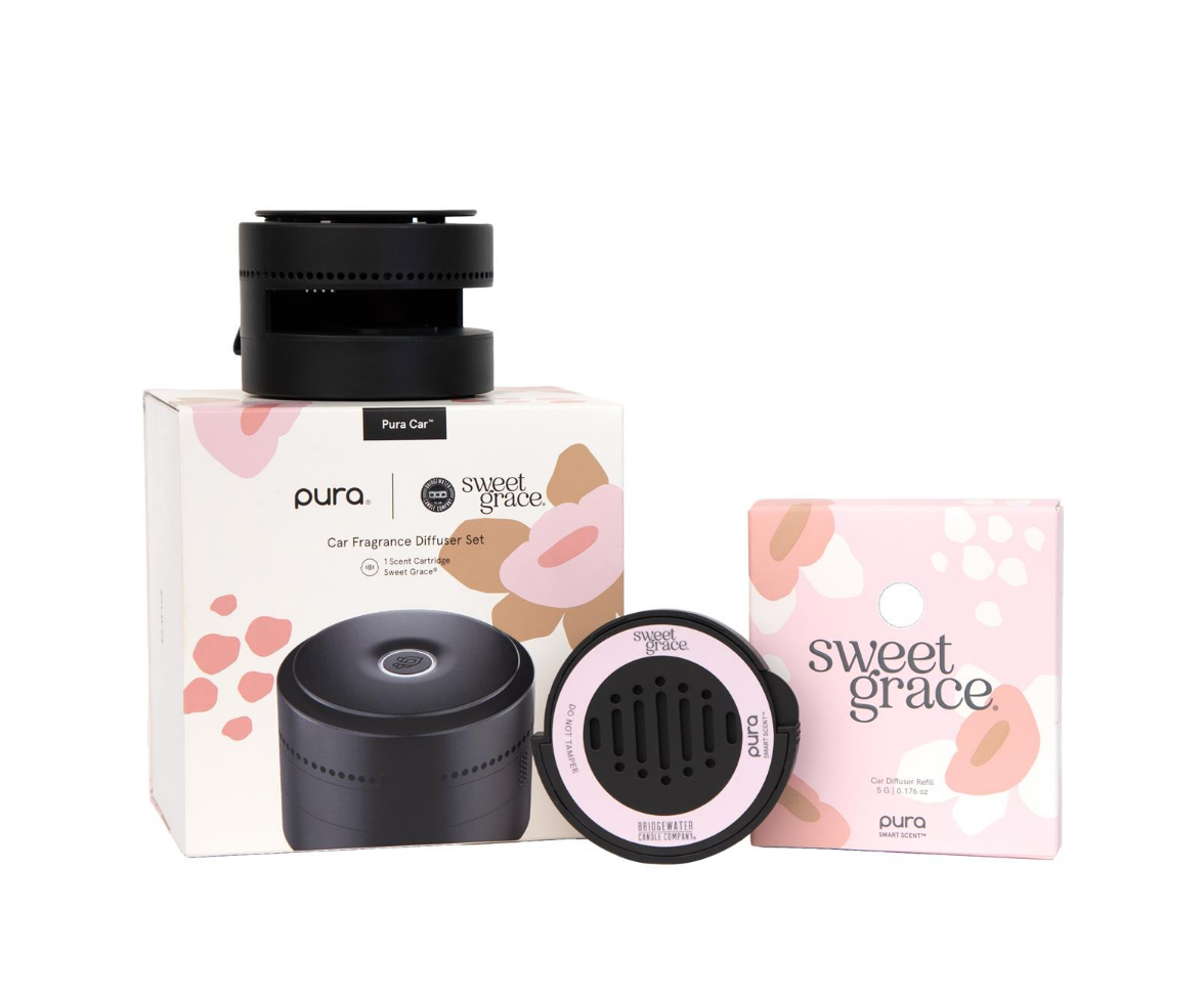 PURA Car Diffuser Set with Sweet Grace