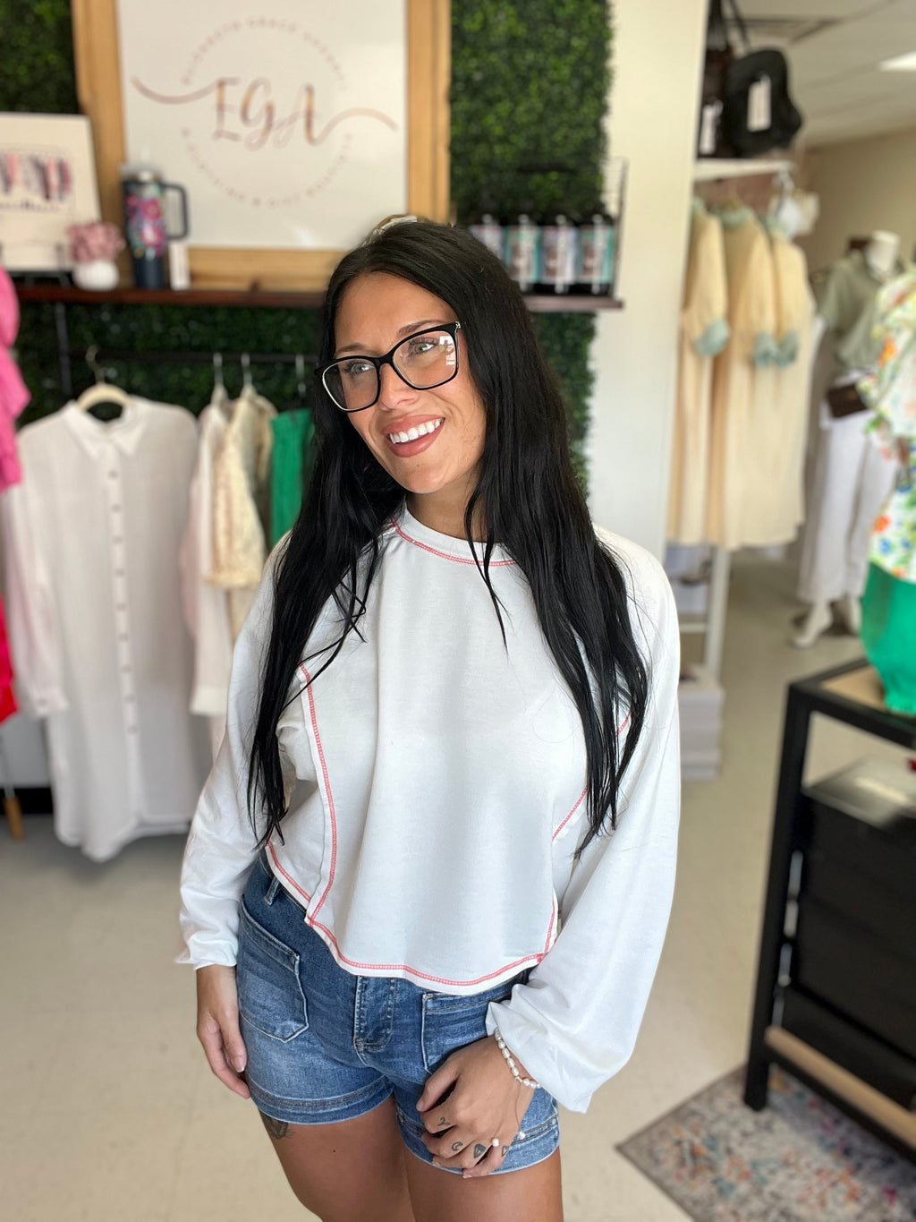 Everyday Stitched Top