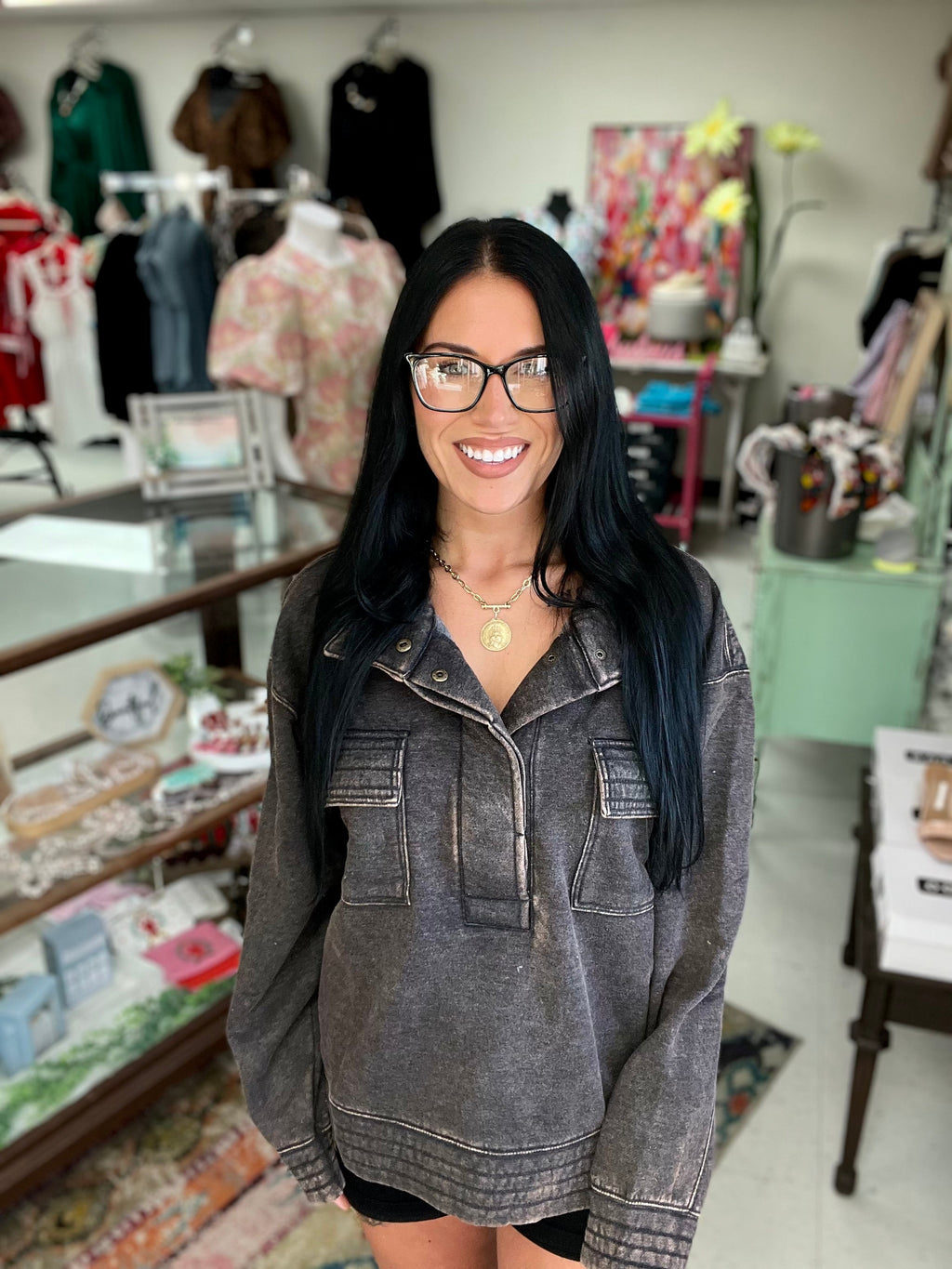 Weekend Essential Fleece Pullover