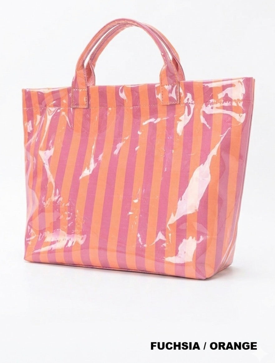 Candy Striped Tote