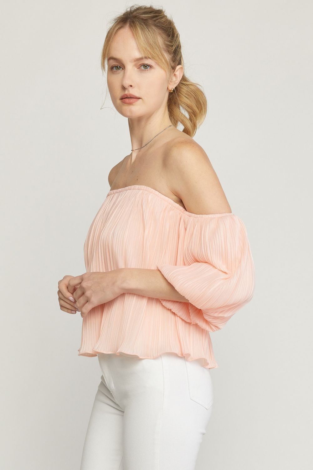 Charming Pleated Top