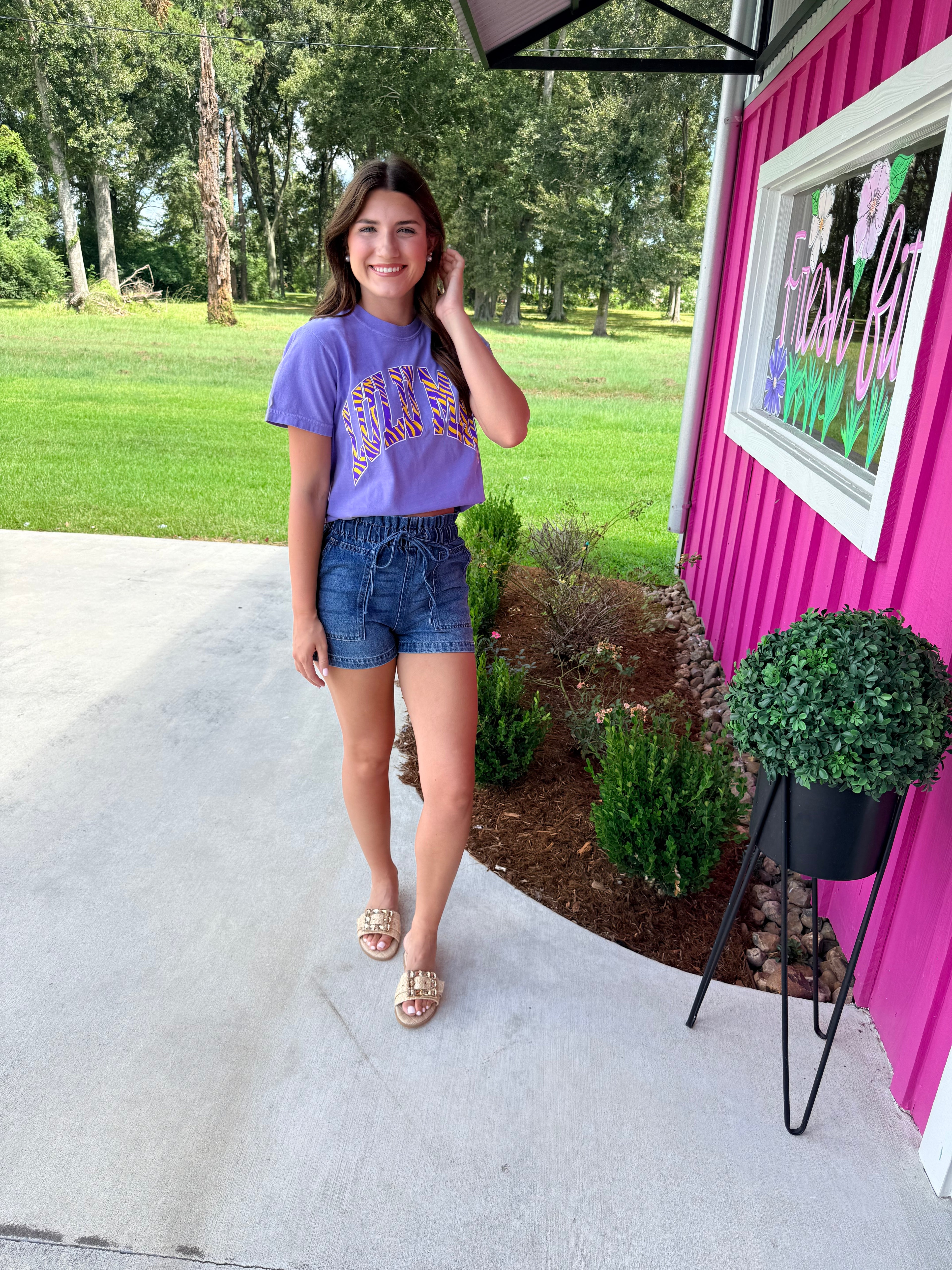 Lulu Mac Violet/Tiger Tee
