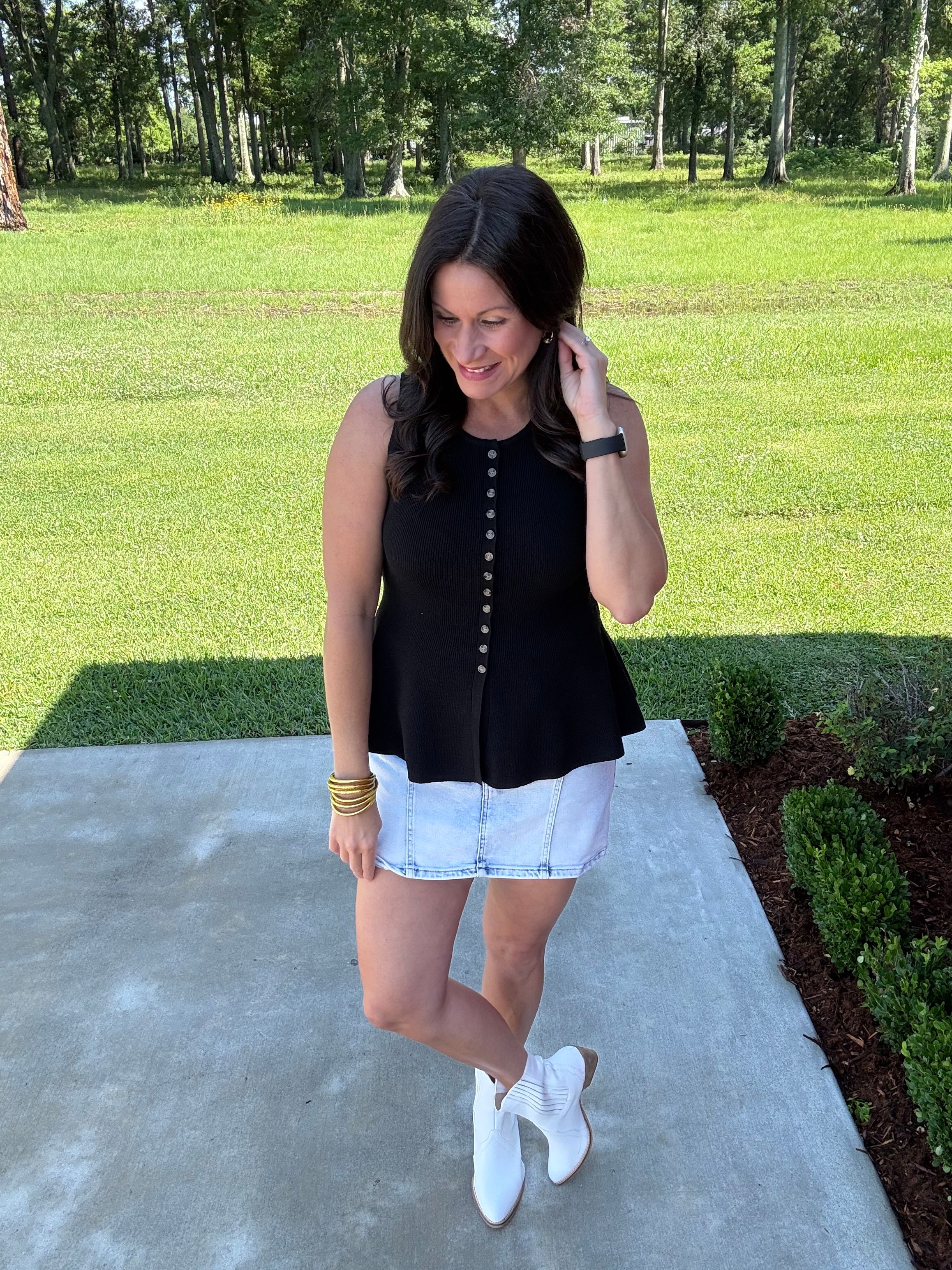 The Flirty Fit Peplum Top