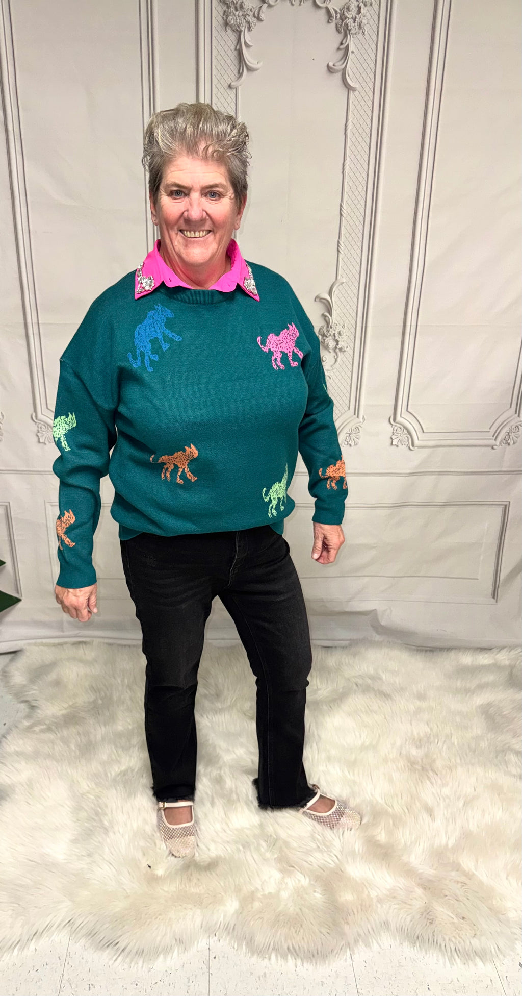 The Wild & Whimsy Leopard Sweater