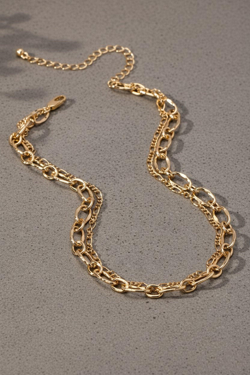 Golden Connection Layered Necklace