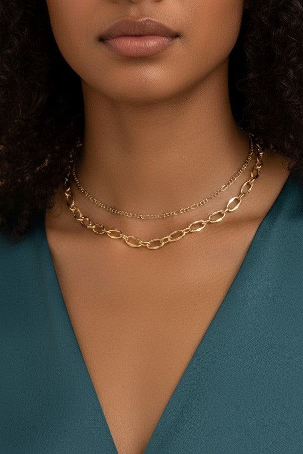 Golden Connection Layered Necklace