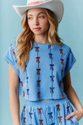 Sweet American Bow Top