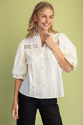 Southern Charm Lace Blouse