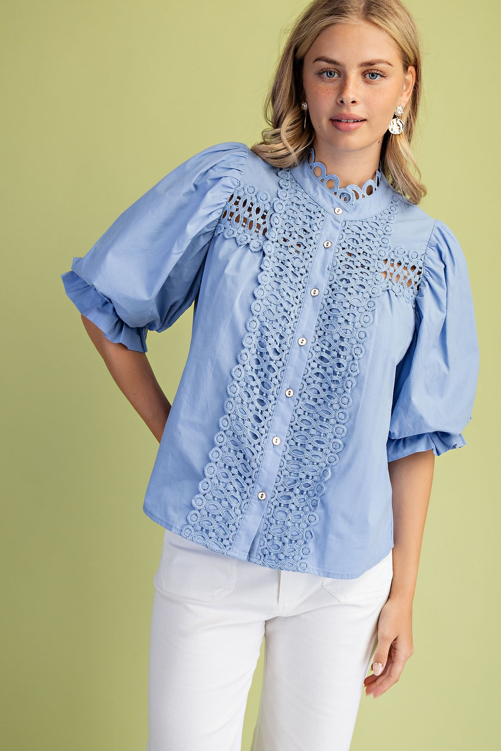 Southern Charm Lace Blouse