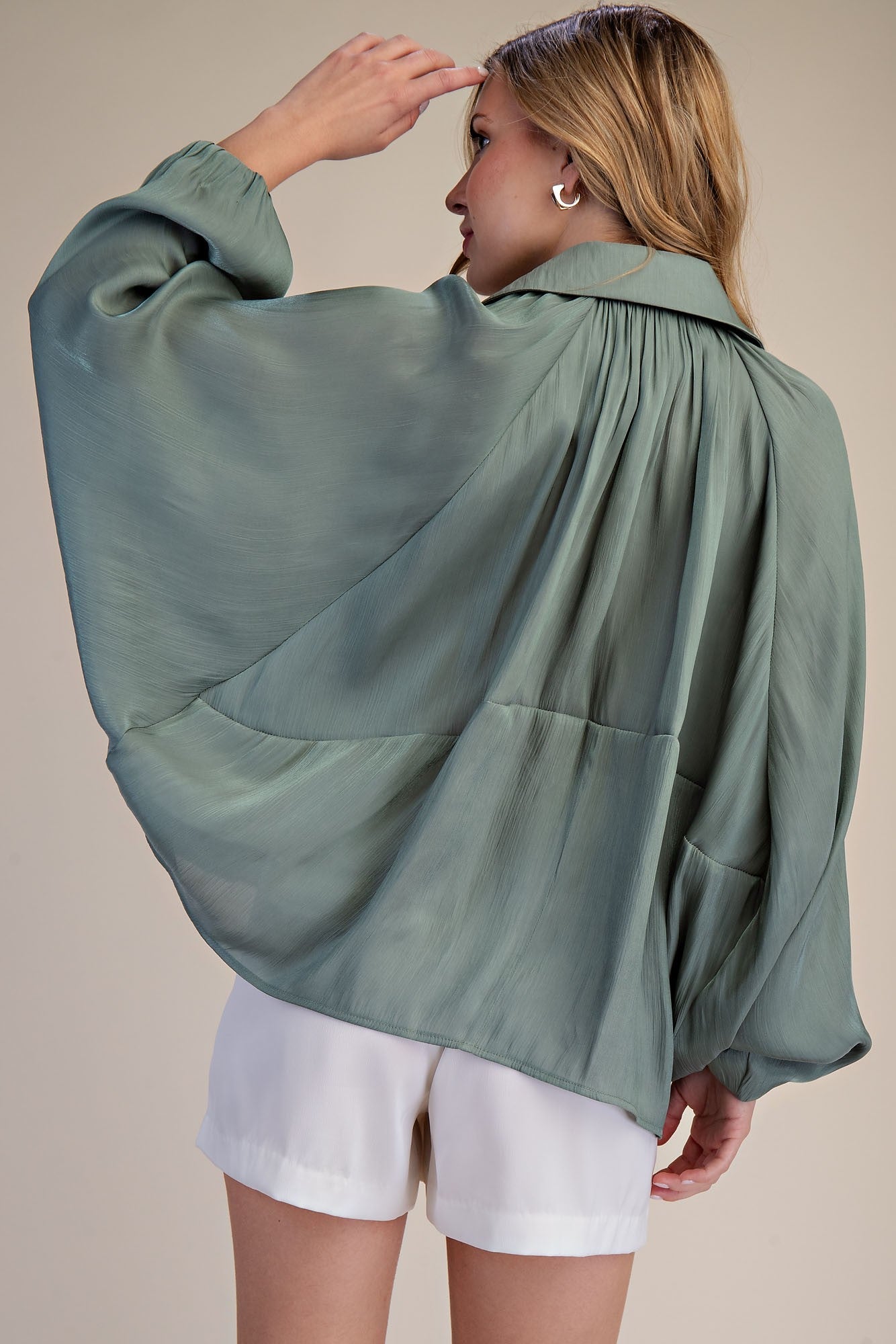 Sage Statement Blouse