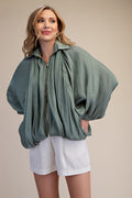 Sage Statement Blouse
