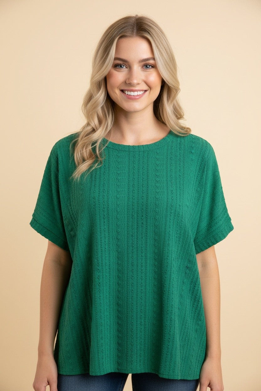 The Simple Comfort Textured Tee