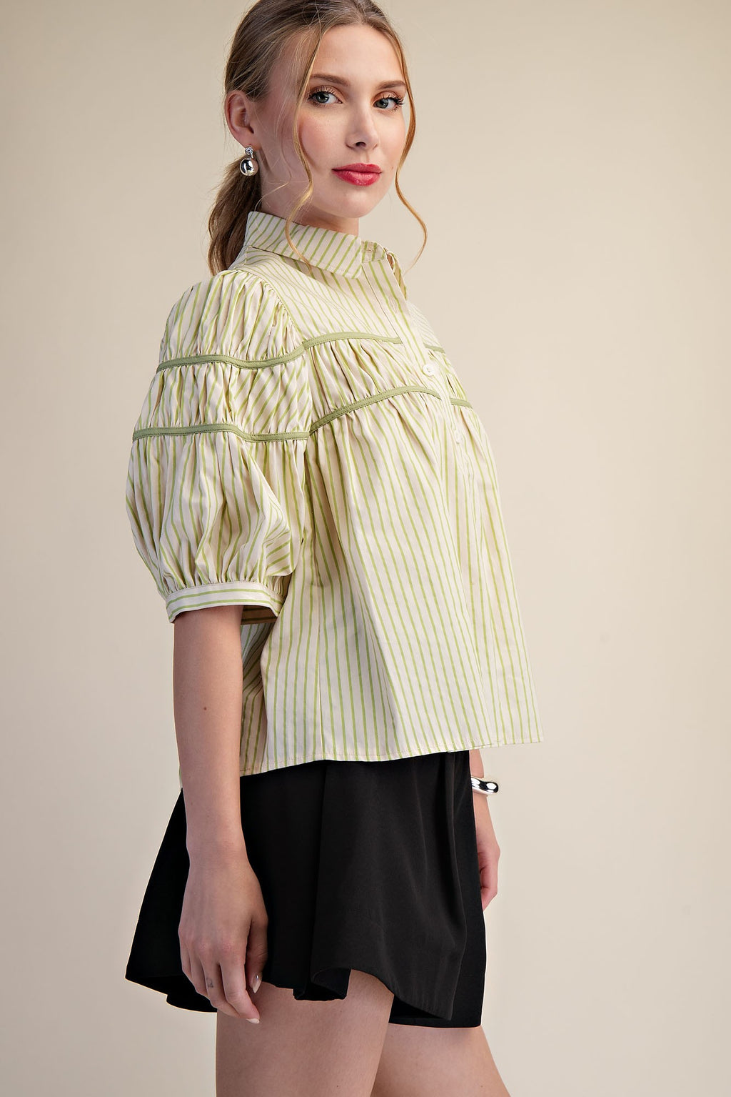 Pistachio Picnic Blouse