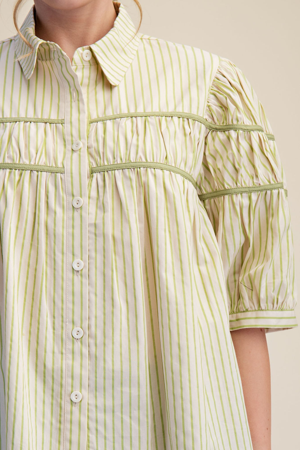 Pistachio Picnic Blouse