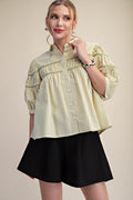 Pistachio Picnic Blouse