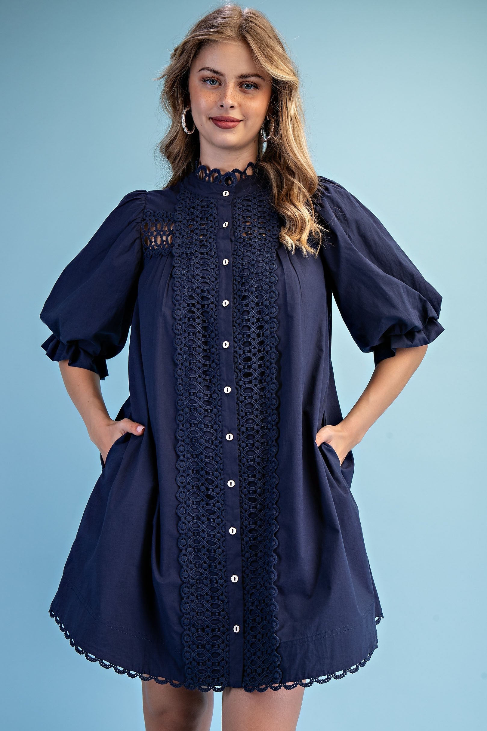 Midnight Magnolia Dress