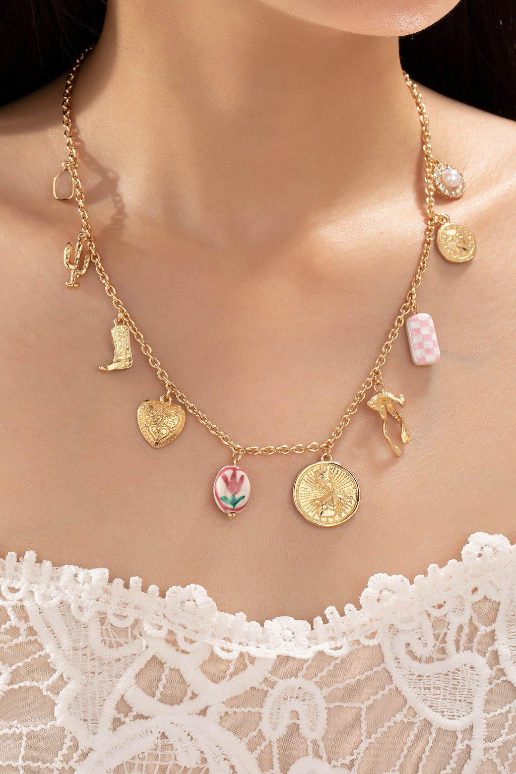 Lucky Little Things Charm Necklace