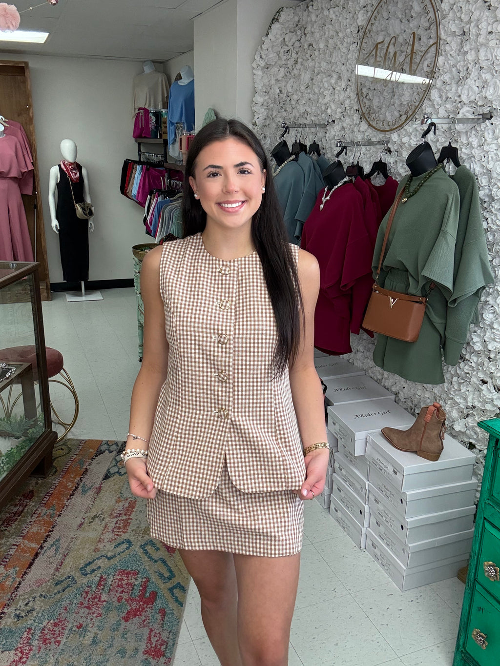 Gingham & Grace Romper