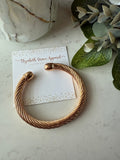 Twisted Elegance Cuff
