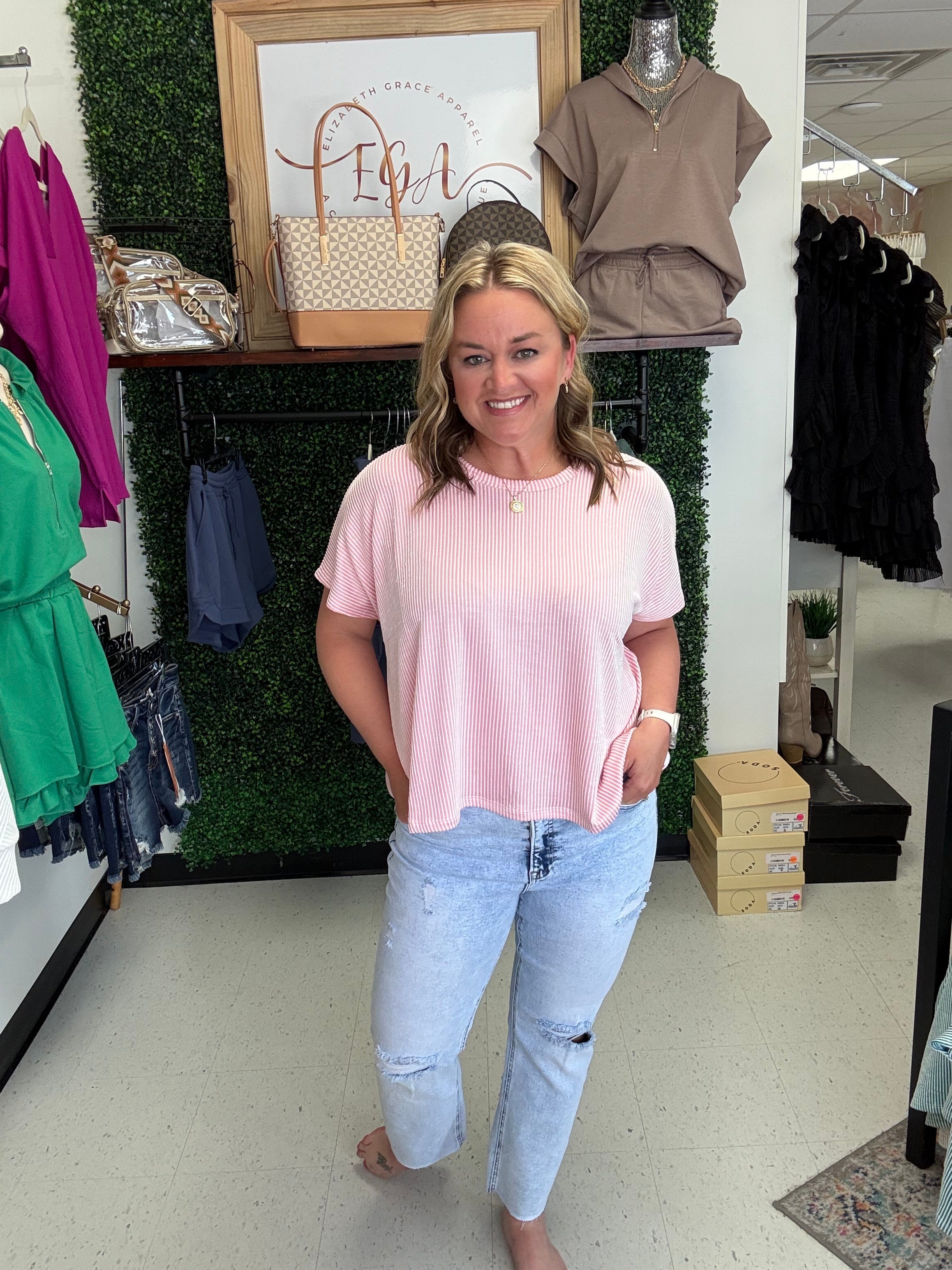 Call It A Day Ribbed Top