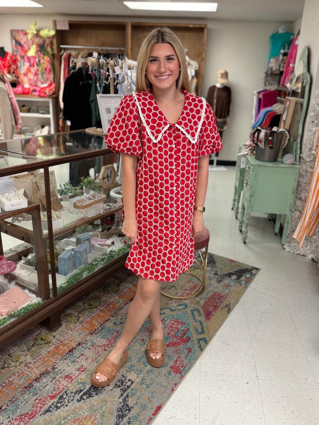Sunday Brunch Sweetheart Dress