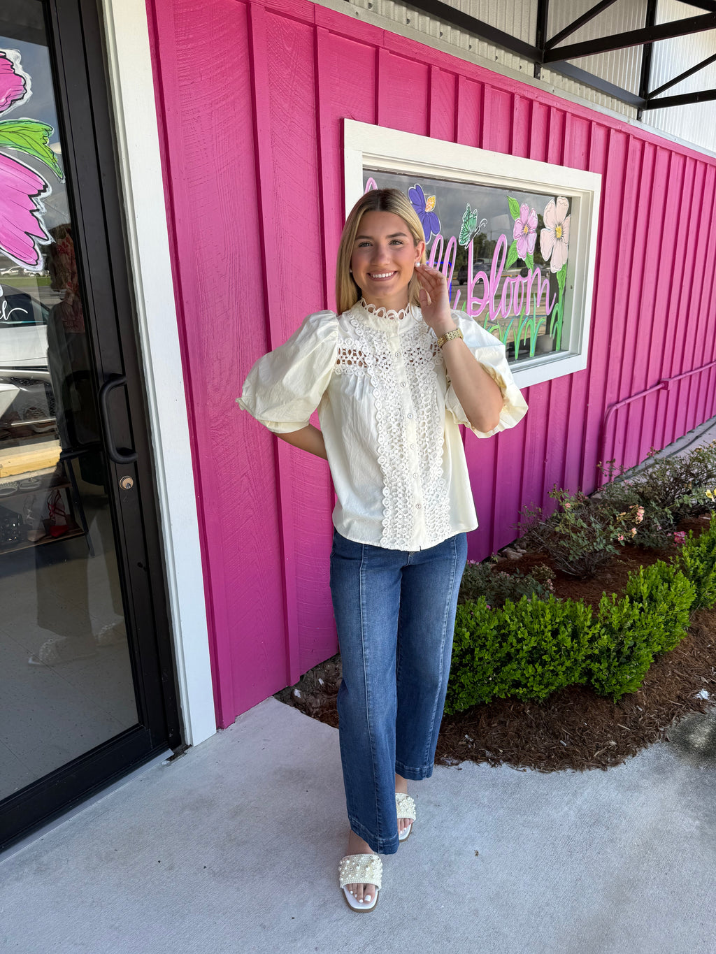 Southern Charm Lace Blouse