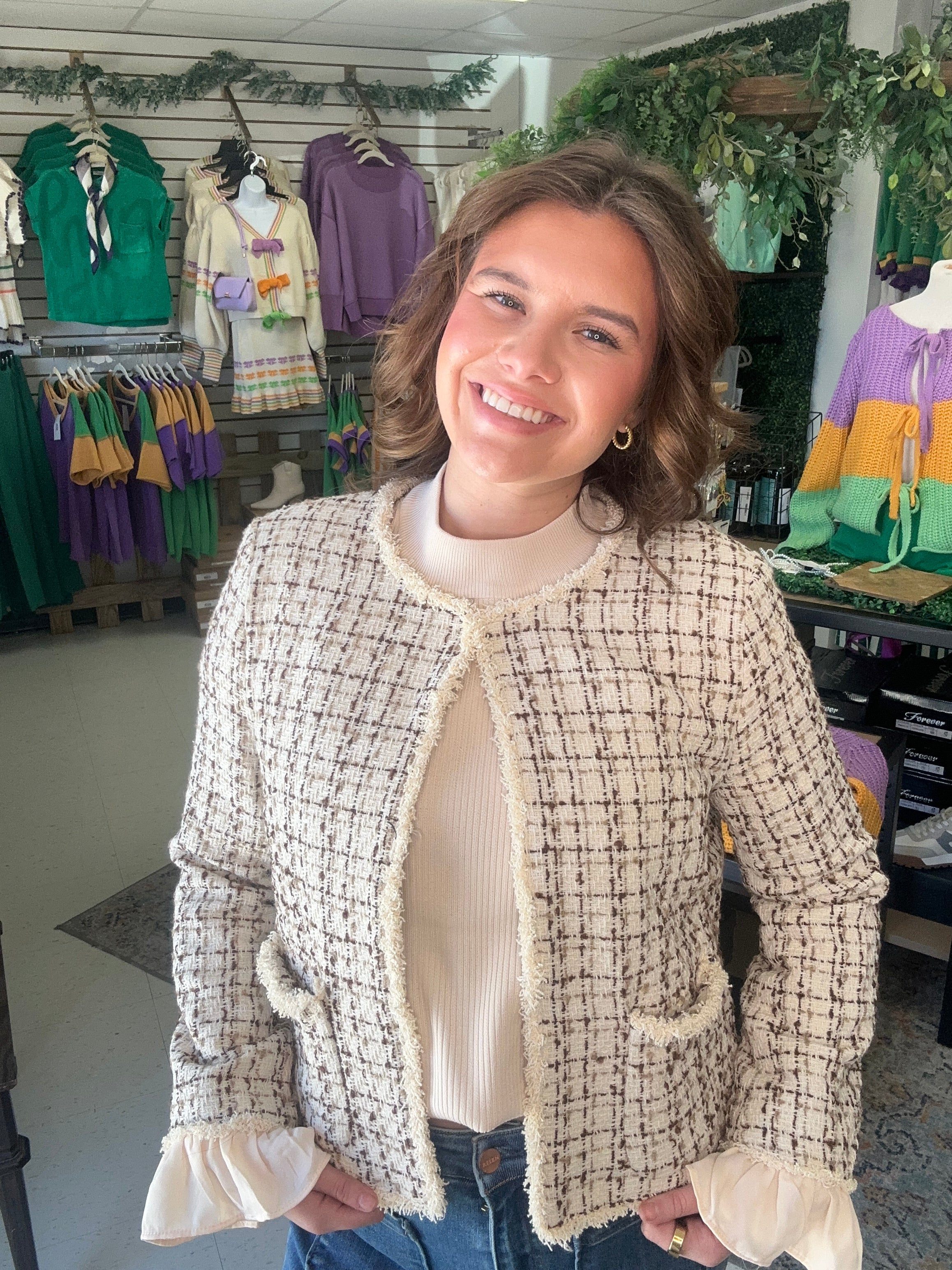 The Chateau Chic Tweed Jacket
