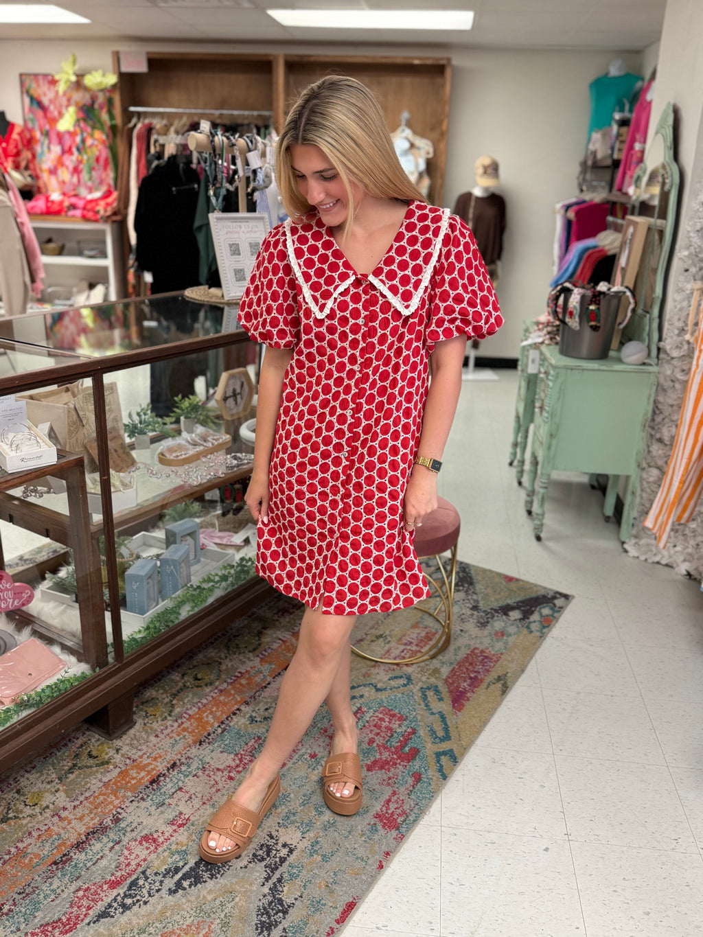 Sunday Brunch Sweetheart Dress