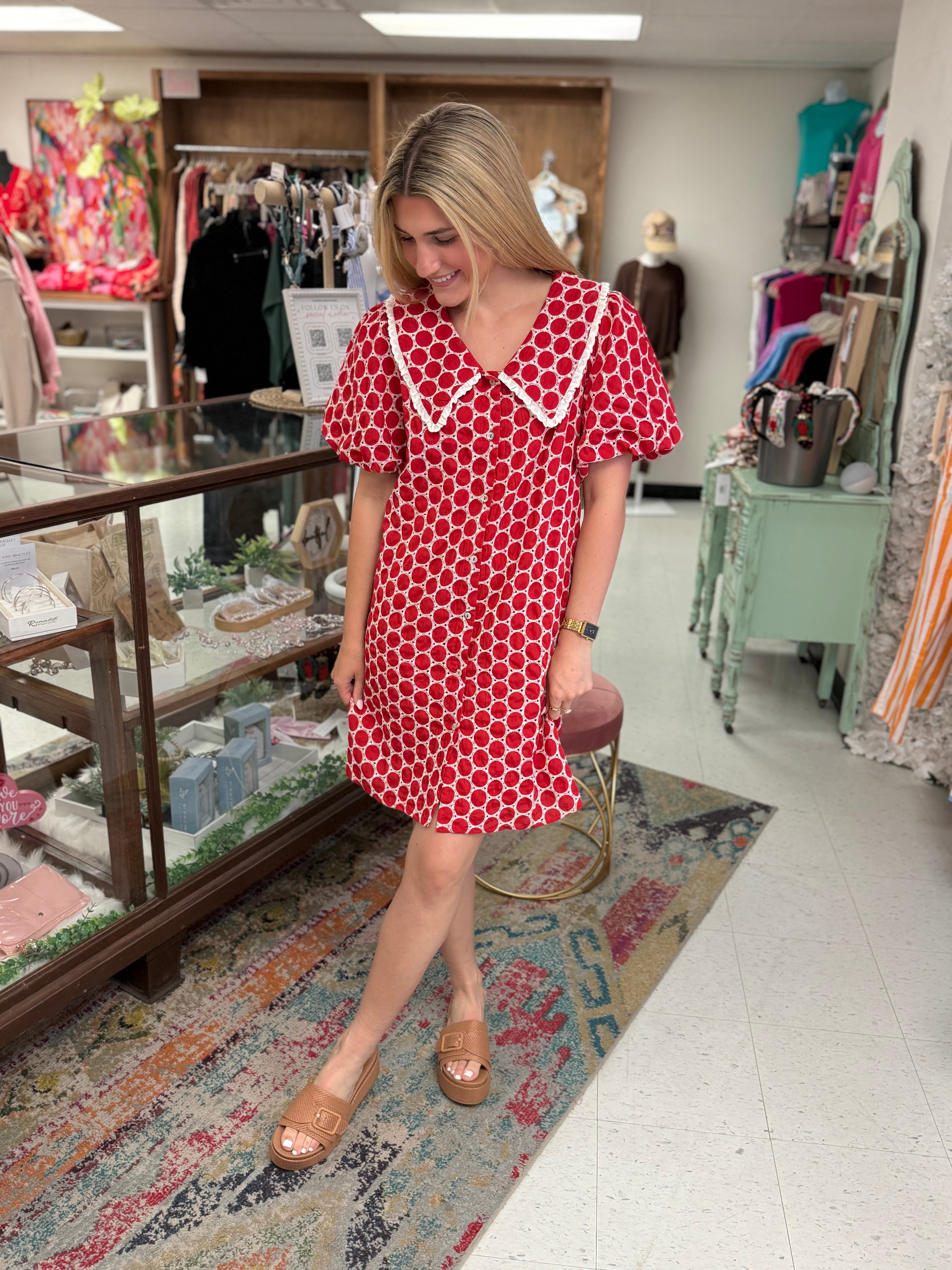 Sunday Brunch Sweetheart Dress