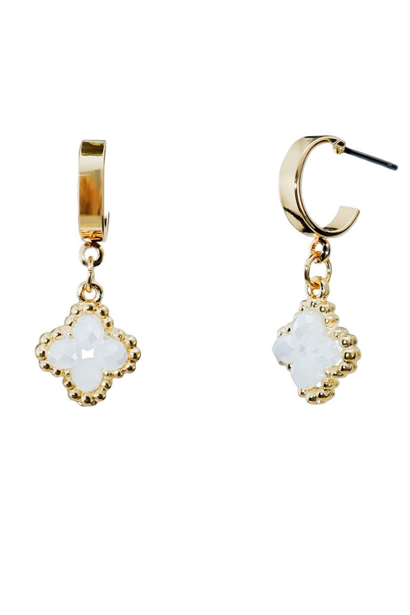 Clover Hoop Earrings