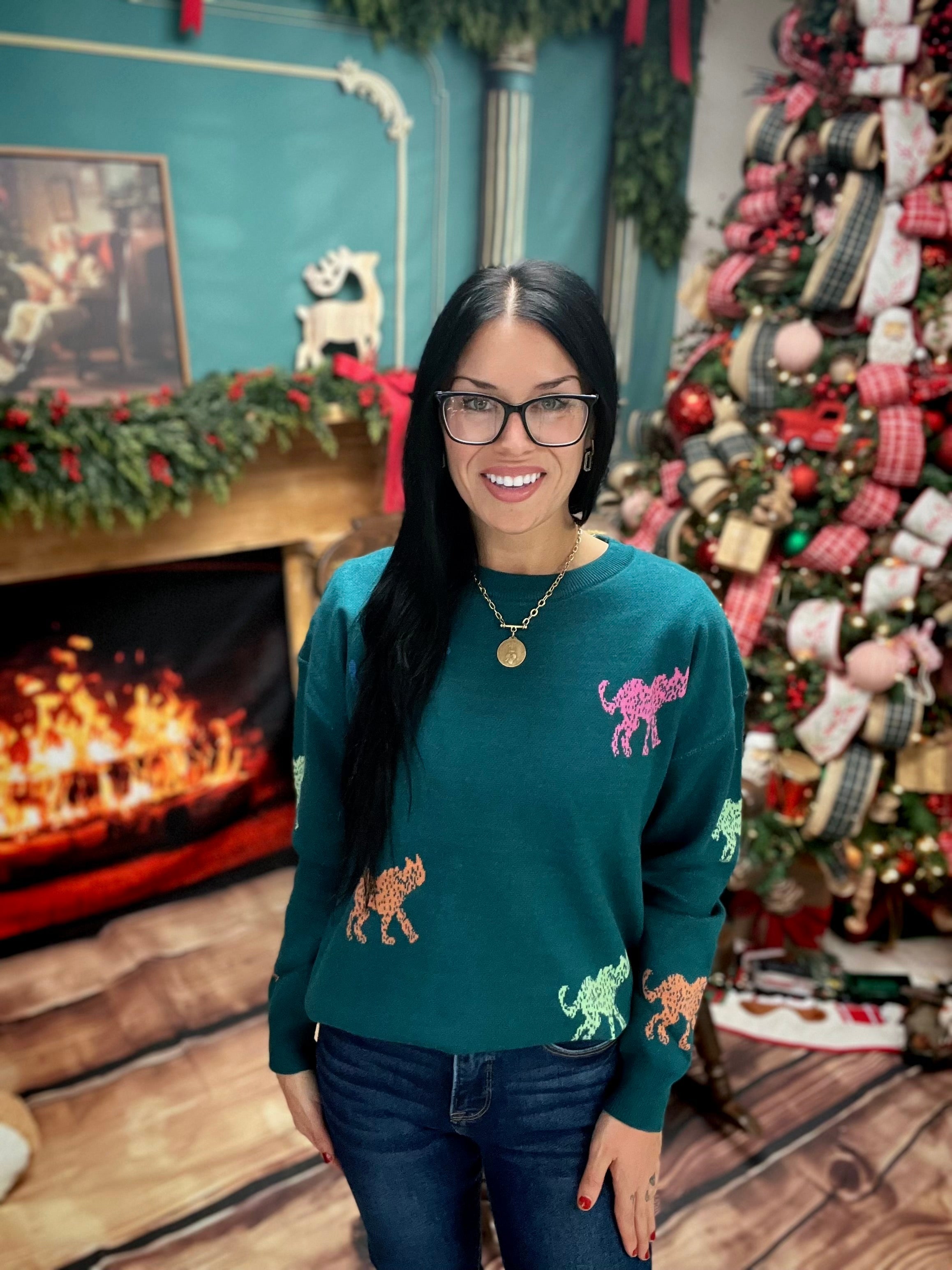 The Wild & Whimsy Leopard Sweater