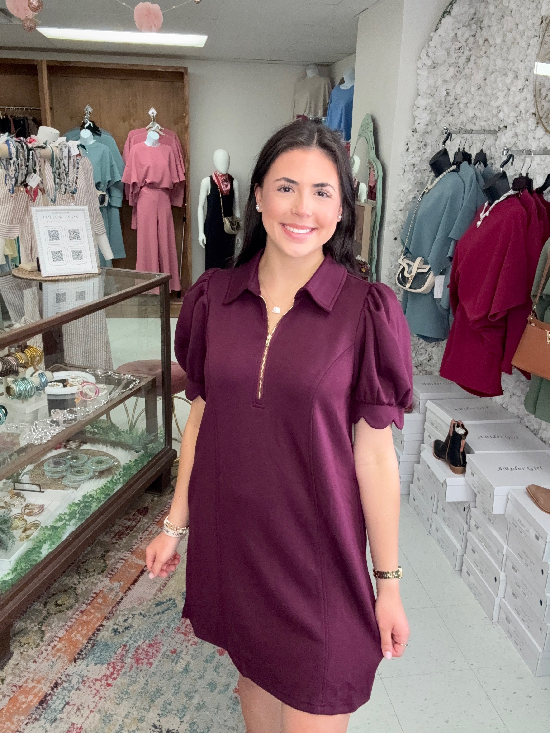 Cabernet Charm Dress
