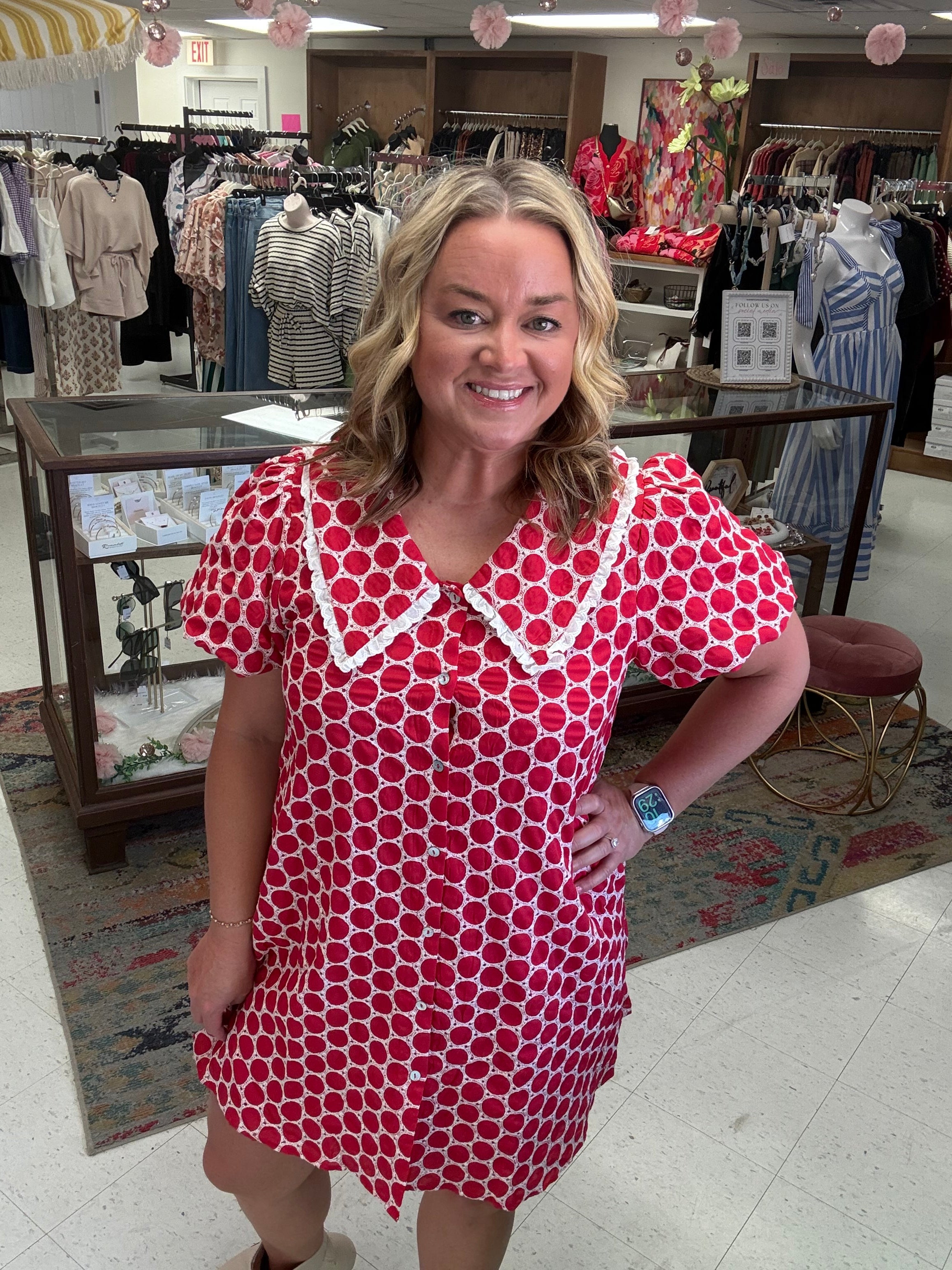 Sunday Brunch Sweetheart Dress