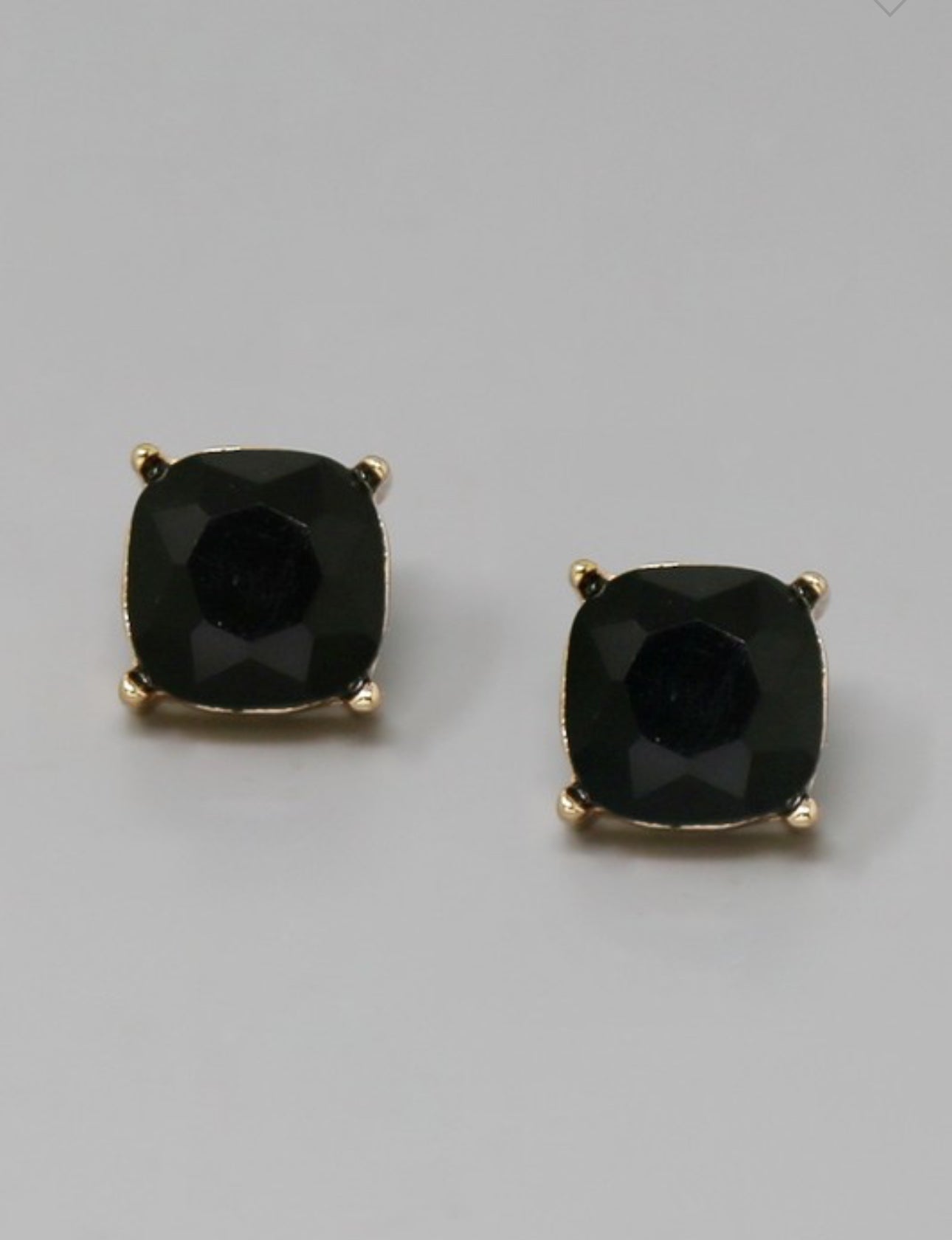 Muted Glass Stone Studded Earrings