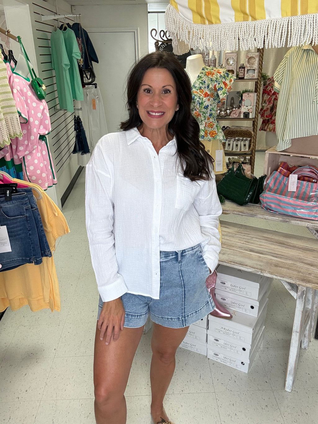 Patchwork Love Button Down