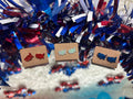 USA Acrylic Earrings