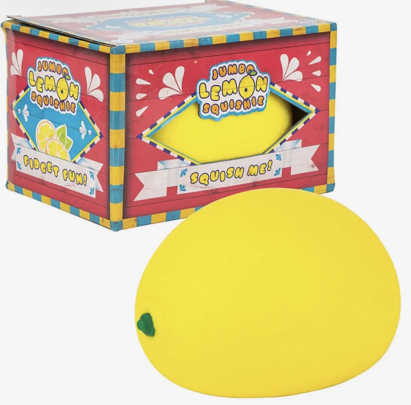 Jumbo Doh Filled Lemon Squishy Ball Fruit