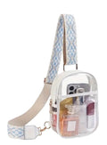 Clear Sling Bag with Guitar Strap