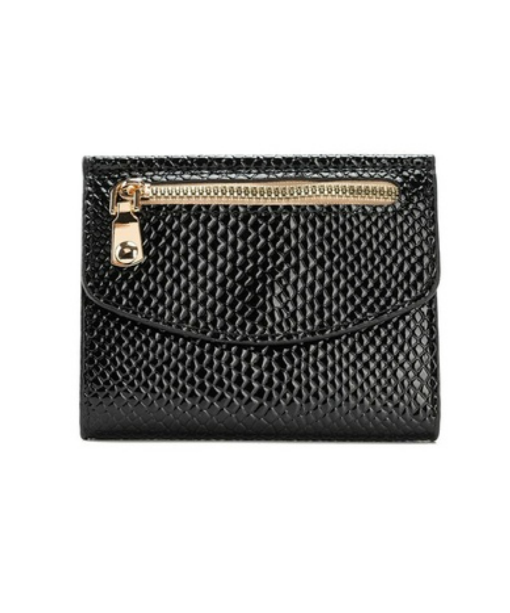 Crocodile Print Trifold Wallet