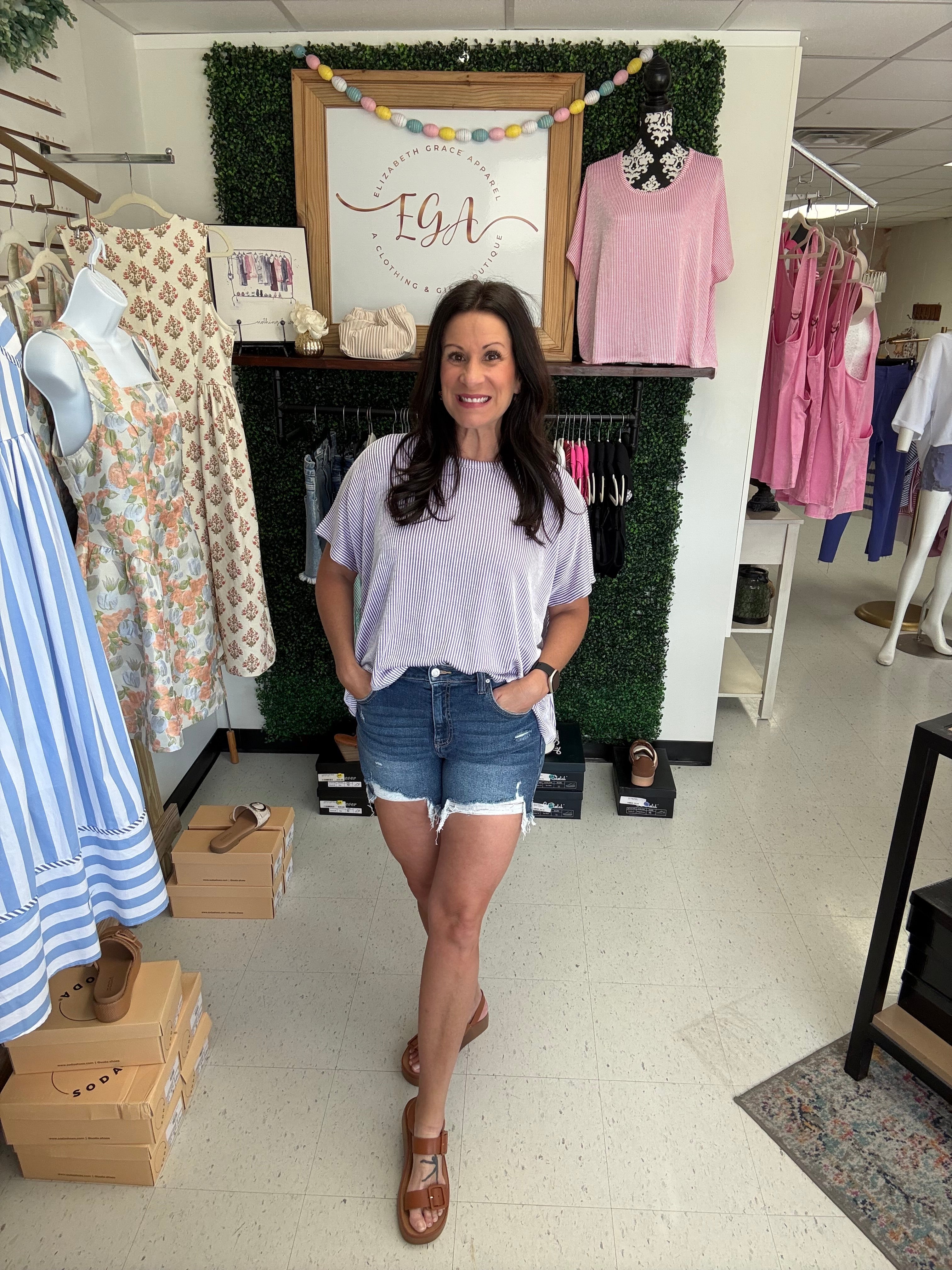 The Cut Loose Denim Shorts