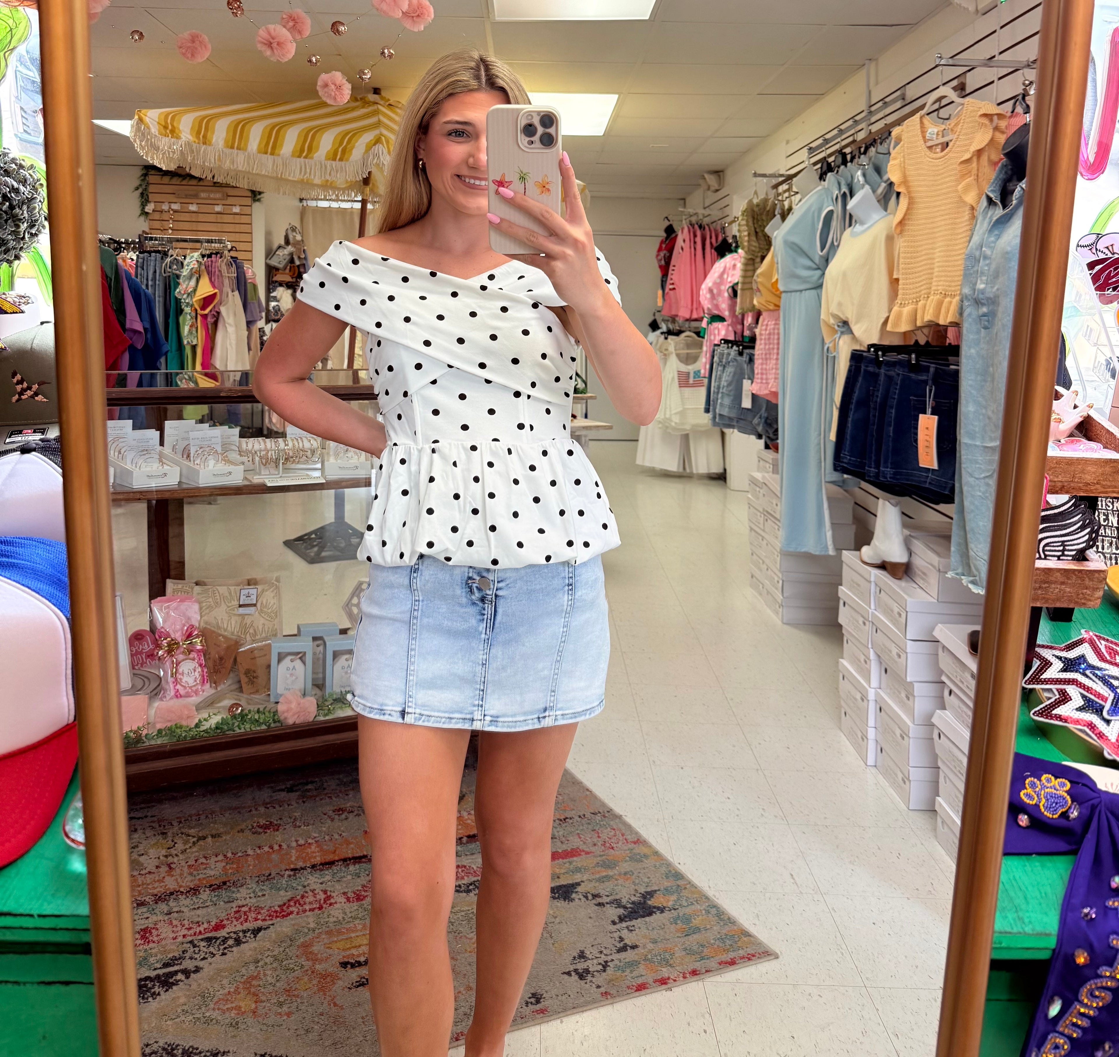 The Sweet Spot Peplum Top