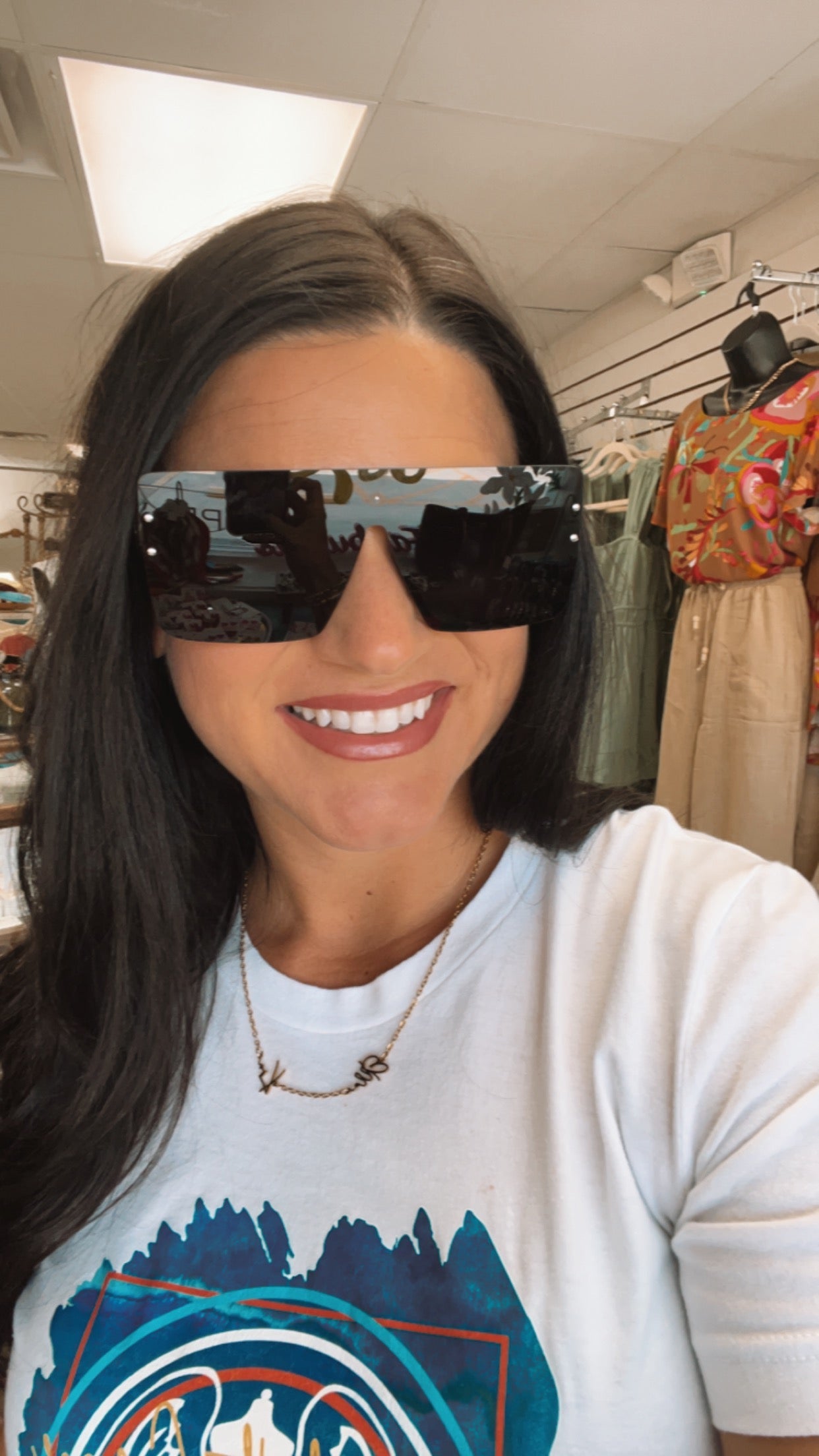 Summer Square Shield Sunglasses