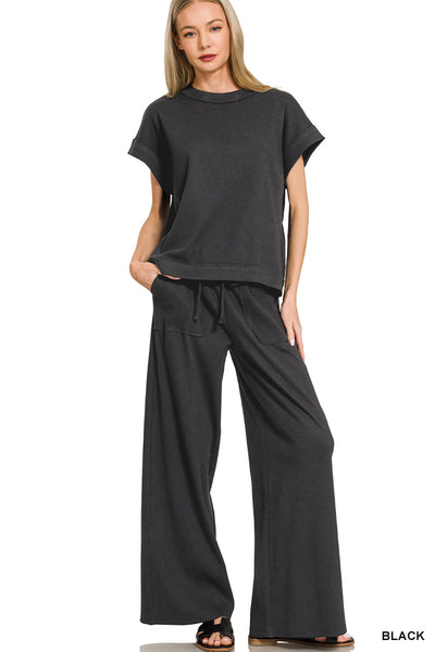 Off-Duty Ribbed Set